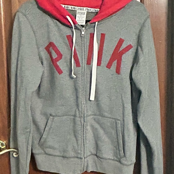 PINK Ohio State University Zip-Up Hoodie Womens Medium - Picture 1 of 3